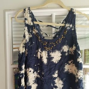 The dye tank top boho hippie